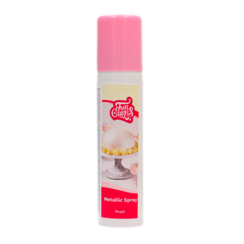 Spray Comestível Branco Pérola