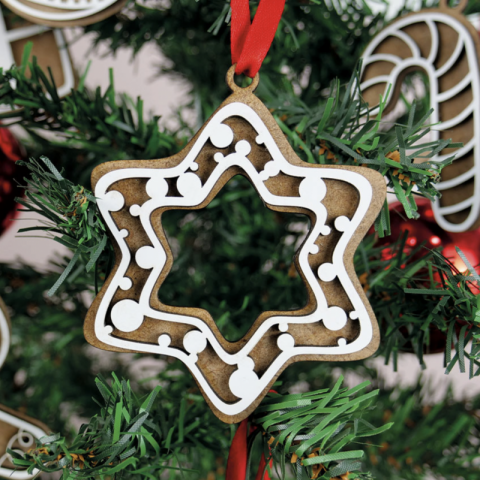Ornamento de Natal Estrela