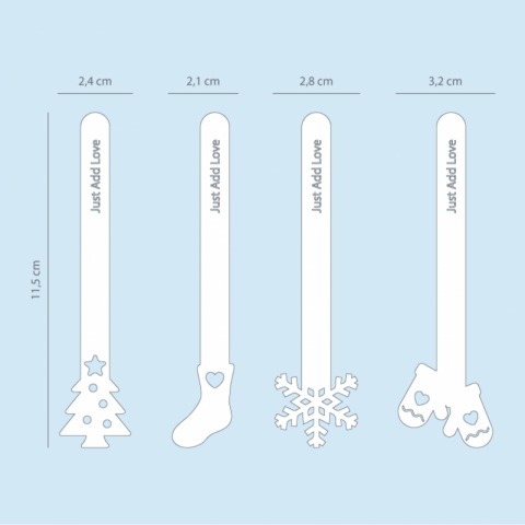 8 Popsicle Sticks de Natal