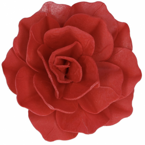Flor Comestível Rosa Pastella Vermelho