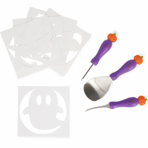 Kit de Escultura para Abóbora de Halloween