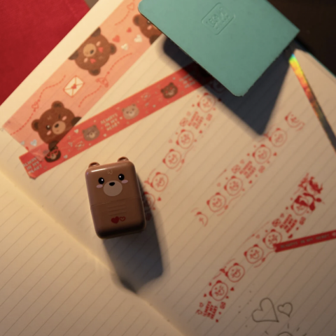 Carimbo Decorativo Ursinho