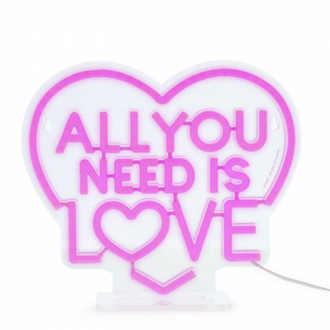 Letreiro Néon - All You Need is Love