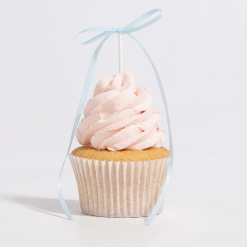 8 Toppers Laço Azul