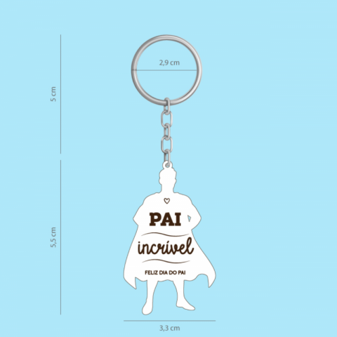 Porta-Chaves Pai Incrível