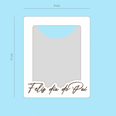 Íman Moldura Feliz dia do Pai