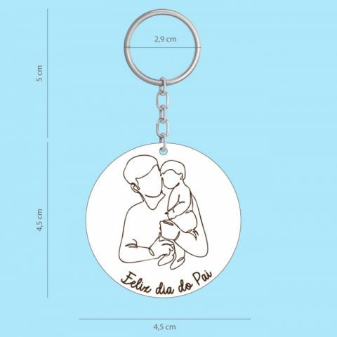 Porta-Chaves Papá
