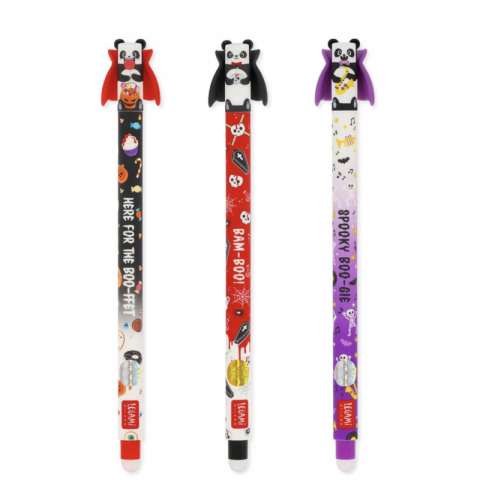 Caneta de Gel Apagável - Panda Halloween - Blind Box