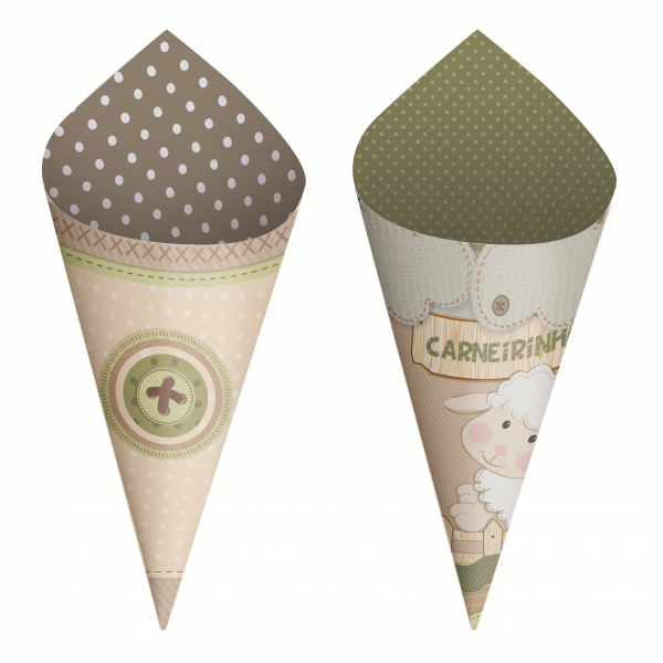 Mini Cone Sonho de Carneirinhos