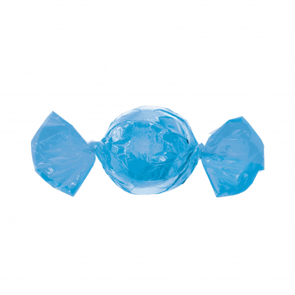Papel Alumínio para Trufas e Bonbons Azul Claro