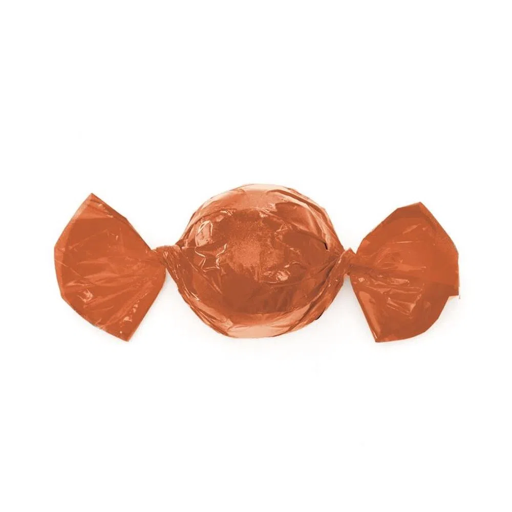 Papel Alumínio para Trufas e Bonbons Laranja