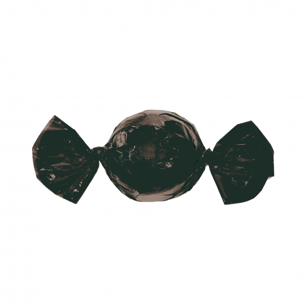 Papel Alumínio para Trufas e Bonbons Preto