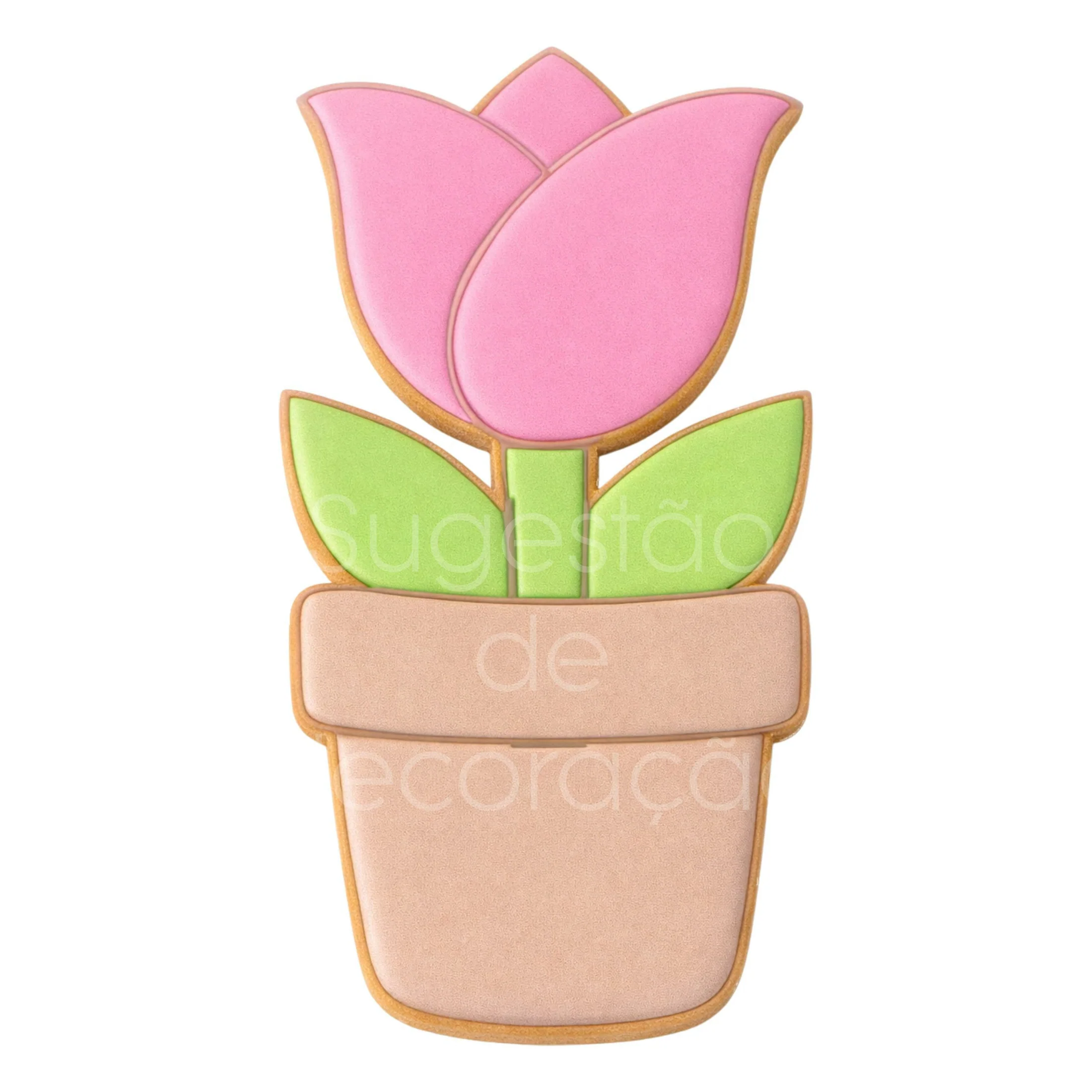 Cortador Vaso com Túlipa