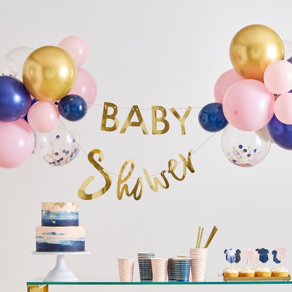 Grinalda Baby Shower com Balões