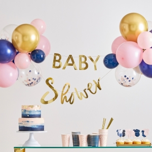 Grinalda Baby Shower com Balões