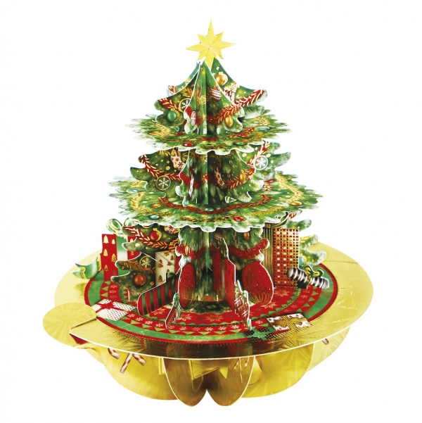 Postal 3D Árvore de Natal Postal 3D Árvore de Natal