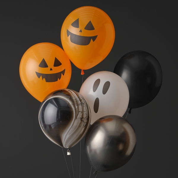 6 Balões Halloween