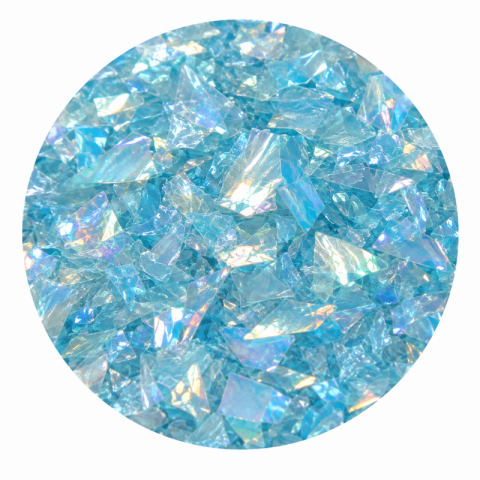 Flocos de Glitter Azuglow Sparkle Azul Claro