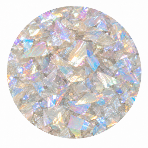 Flocos de Glitter Azuglow Sparkle Prata
