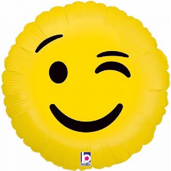 Balão Emoji Wink