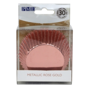 30 Formas para Cupcake Rose Gold