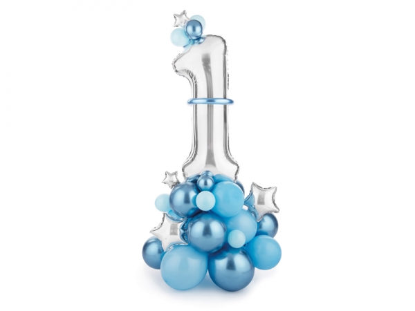 Kit Bouquet de Balões 1º Aniversário Azul