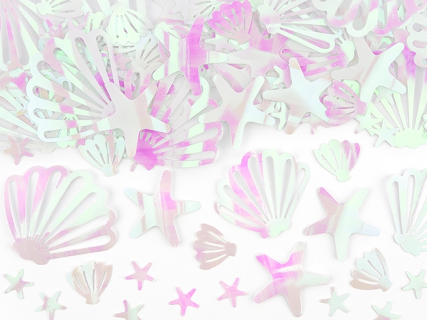 Confetti Iridescente Fundo do Mar