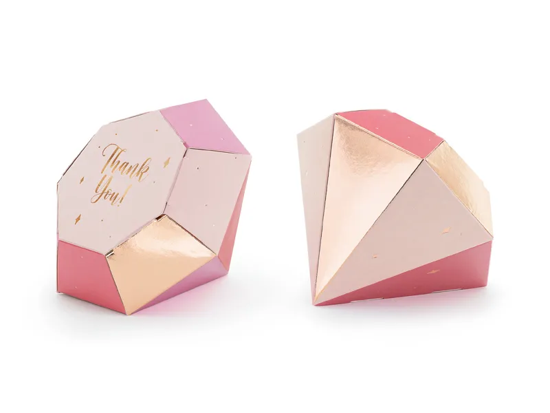 6 Caixas Diamante Rosa