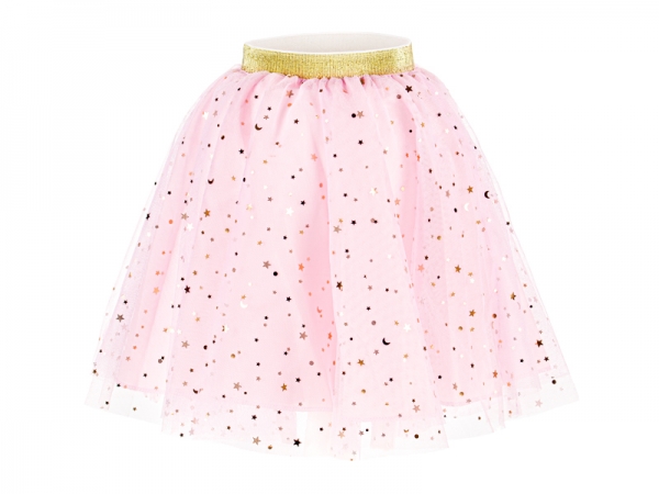Saia Tule Rosa