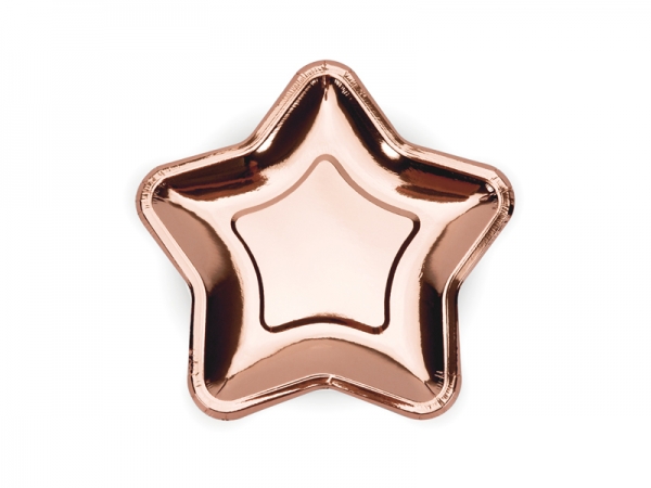 Pratos Estrela Rose Gold