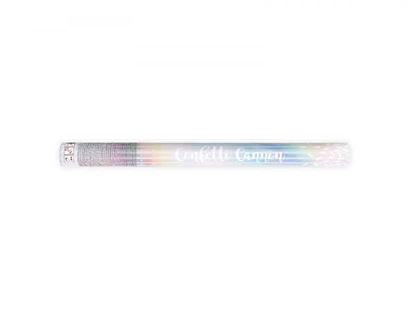Canhão de Confetti Iridescente 60cm Canhão de Confetti Iridescente 60cm