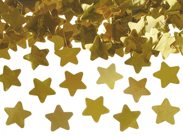 Canhão Confetti Estrelas Douradas