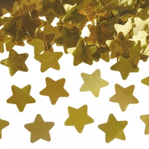 Canhão Confetti Estrelas Douradas