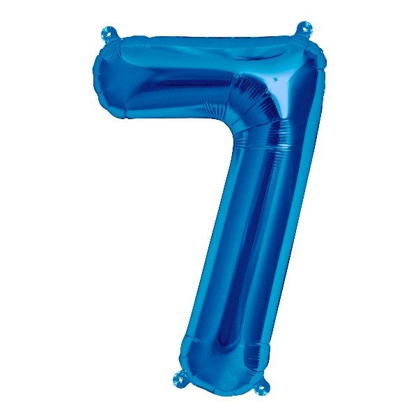 Balão Número 7 Azul 16