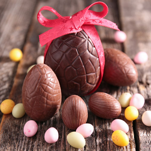 Molde para Ovo de Chocolate com Relevo Molde para Ovo de Chocolate com Relevo