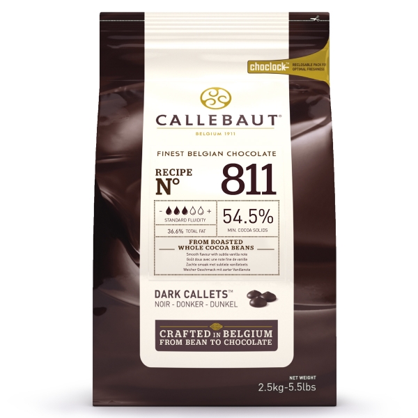 Chocolate Negro Callebaut 54.5% - 2,5kg