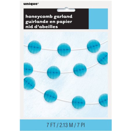 Grinalda Honeycomb Azul Claro
