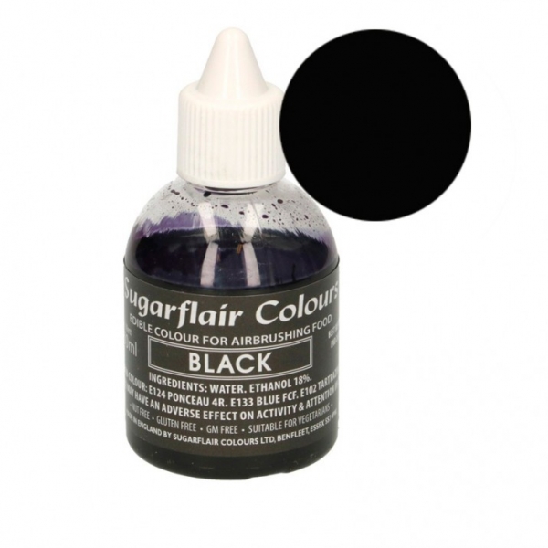 Corante para Aerógrafo 60ml Preto Corante para Aerógrafo 60ml Preto