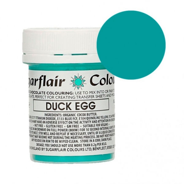 Corante Lipossolúvel para Chocolate 35g Azul Duck Egg
