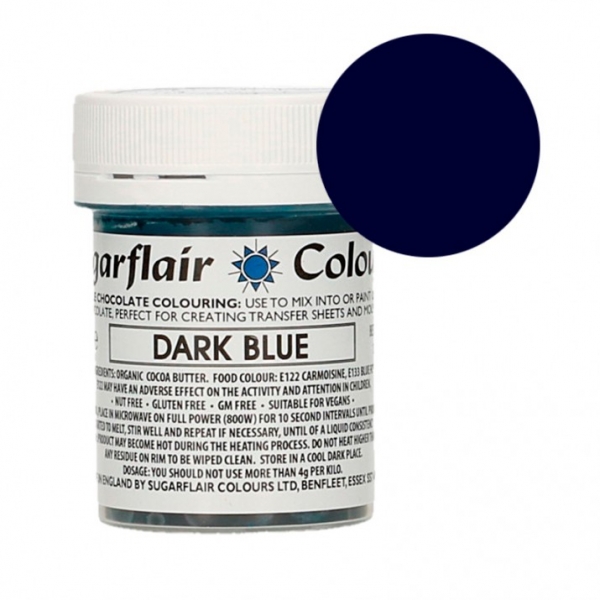 Corante Lipossolúvel para Chocolate 35g Azul Escuro