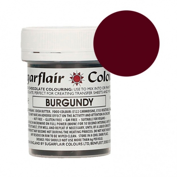 Corante Lipossolúvel para Chocolate 35g Bordô
