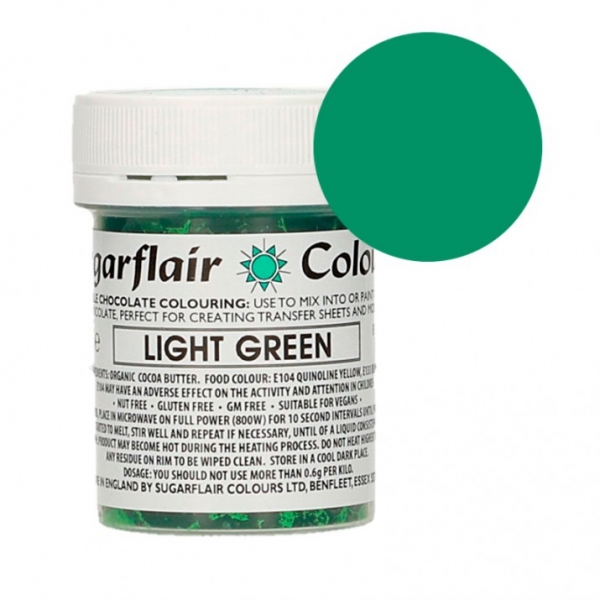 Corante Lipossolúvel para Chocolate 35g Verde Claro