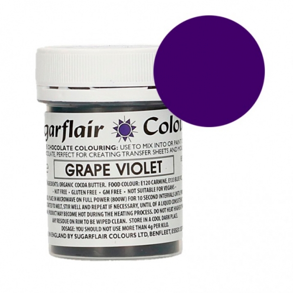 Corante Lipossolúvel para Chocolate 35g Violeta Uva