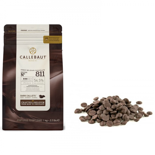 Chocolate Negro Callebaut - 1Kg Chocolate Negro Callebaut - 1Kg