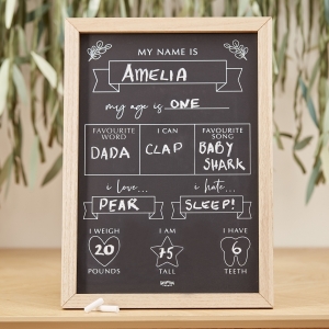 Quadro Ardósia Personalizável Bebé