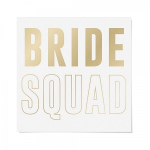 Adesivo para Tecido Bride Squad