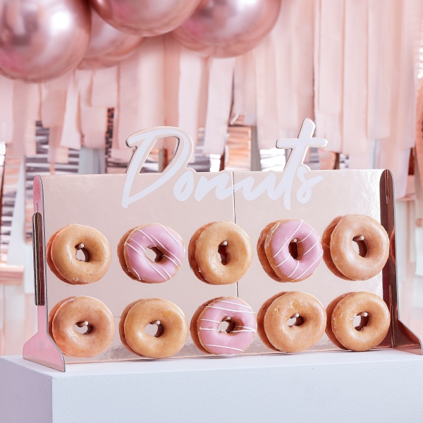 Expositor para Donuts Rose Gold Expositor para Donuts Rose Gold
