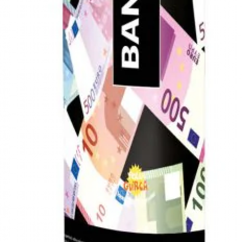 Canhão de Confetti Notas Coloridas