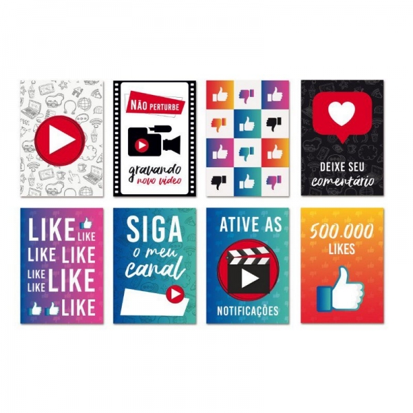 Cartazes Decorativos Redes Sociais