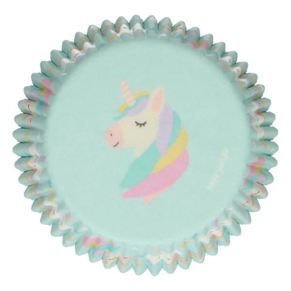 48 Forminhas para Cupcake Unicórnio